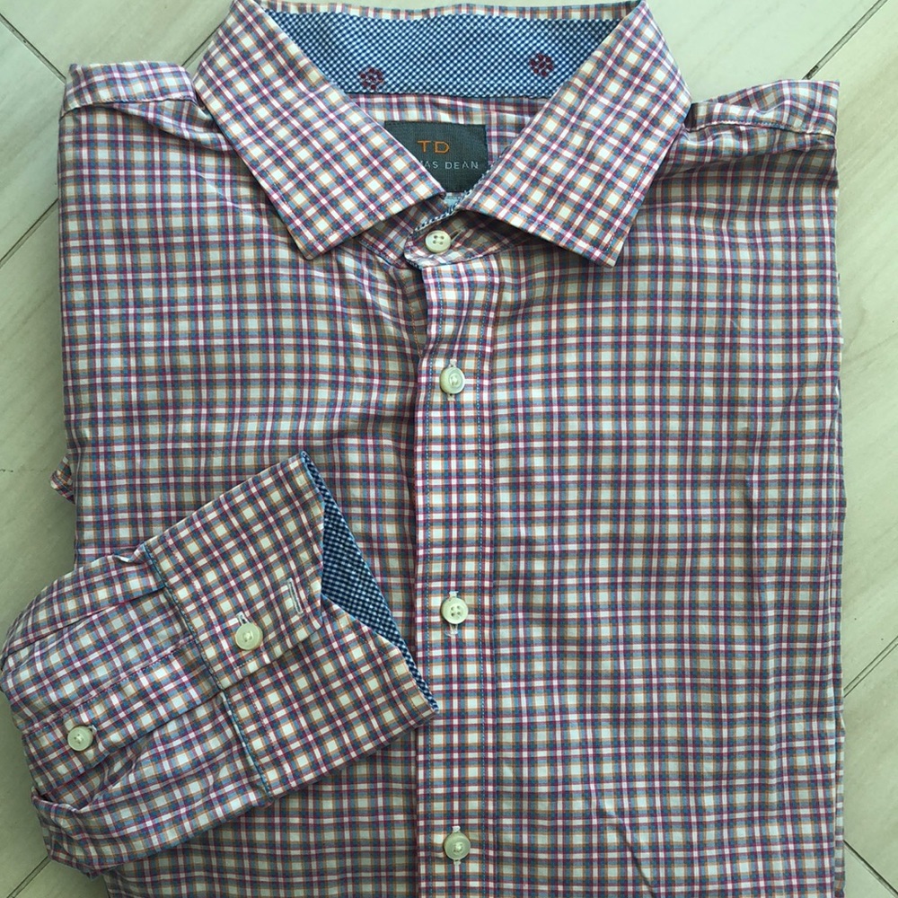 Thomas Dean Pima cotton Shirt